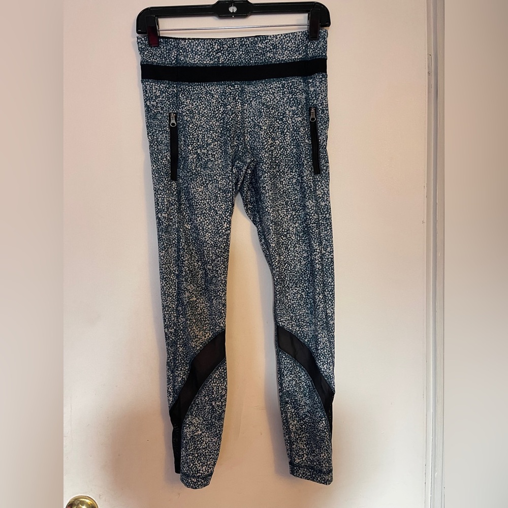 Lululemon Inspire Tight II *Full-On‎ Luxtreme Blue Pebble Size 6